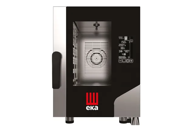 Piec konwekcyjno-parowy Millennial Black Mask Gastro Compact 6×GN 2/3 elektryczny 400V/52000W 500x750x700mm Tecnoeka MKF623CBM
