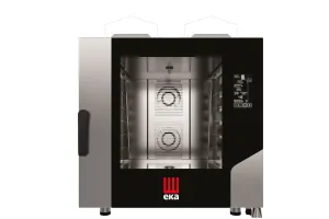 Piec konwekcyjno-parowy Millennial Black Mask Bakery 6×600×400 mm gazowy 230V/500W 135kW 850x1035x951mm Tecnoeka MKF664GBM