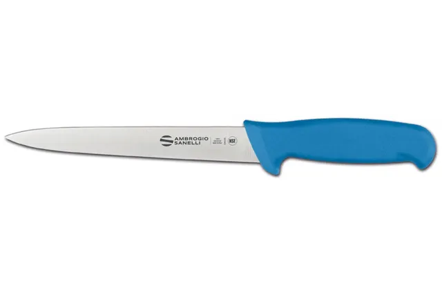 Nóż do filetowania ryb Supra Colore, niebieski, 310mm Ambrogio Sanelli S351.018L