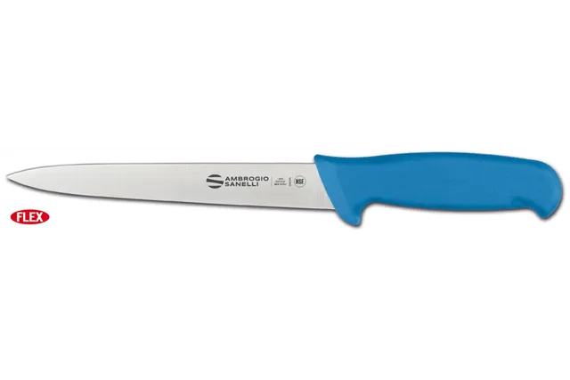 Nóż do filetowania ryb Supra Colore, niebieski, 310mm Ambrogio Sanelli S351.018L