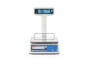 Waga kalkulacyjna LCD z wysięgnikiem i legalizacją, seria EGE, 15 kg, 325x377x394mm TEM TEM015B1D