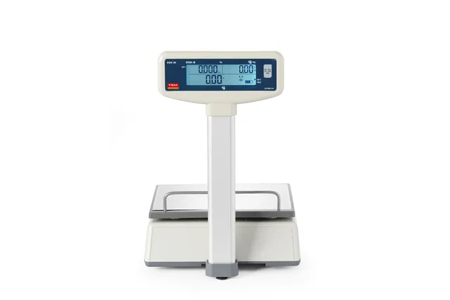 Waga kalkulacyjna LCD z wysięgnikiem i legalizacją, seria EGE, 15 kg, 325x377x394mm TEM TEM015B1D