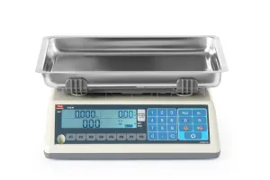 Waga kalkulacyjna LCD z legalizacją, seria EGE, głęboka szalka, 30 kg, 355x330x155mm TEM TEM030C-PZR