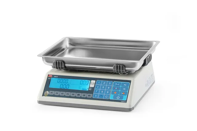 Waga kalkulacyjna LCD z legalizacją, seria EGE, głęboka szalka, 30 kg, 355x330x155mm TEM TEM030C-PZR