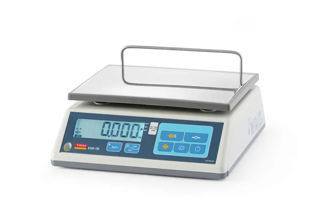 Waga Sklepowa LCD z legalizacją, seria EGE, 15 kg, 325x320x160mm TEM TTB015-O