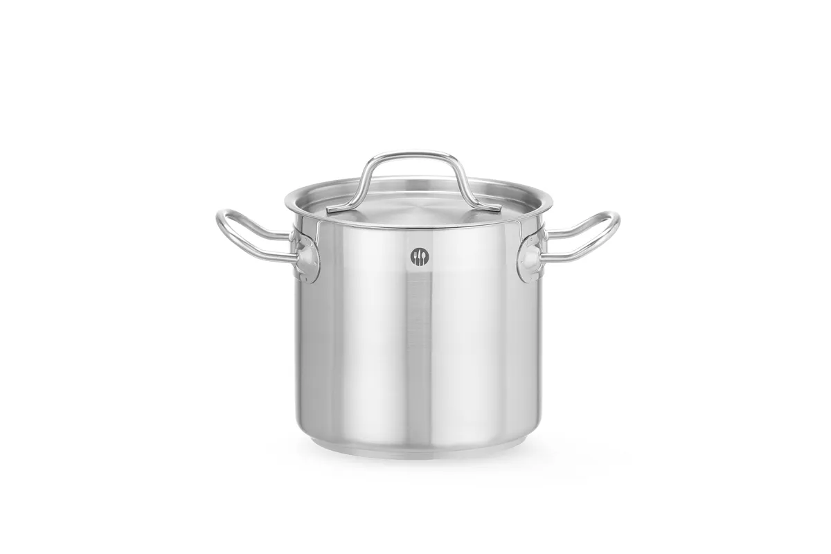 Garnek wysoki z pokrywką, Profi Line, 3L, ⌀160x150mm HENDI 832004