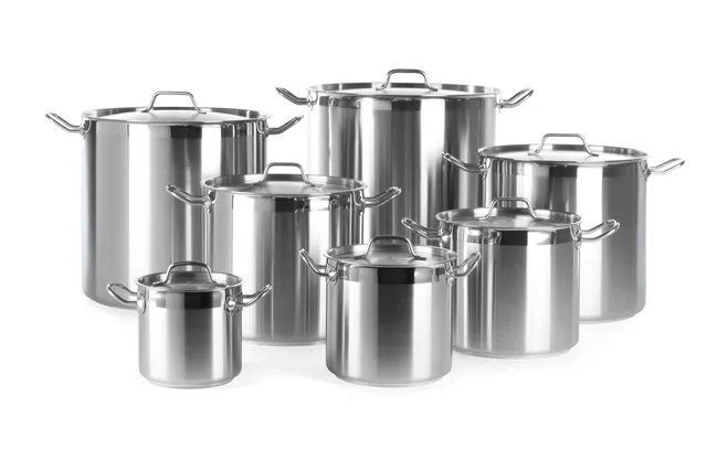 Garnek wysoki z pokrywką, Profi Line, 3L, ⌀160x150mm HENDI 832004