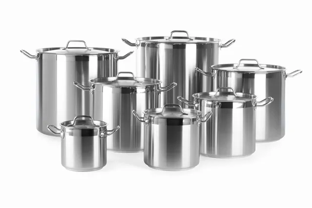 Garnek wysoki z pokrywką, Profi Line, 3L, ⌀160x150mm HENDI 832004