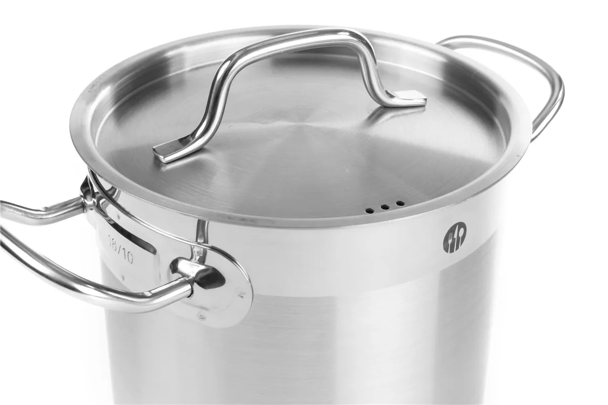 Garnek wysoki z pokrywką, Profi Line, 3L, ⌀160x150mm HENDI 832004