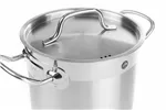 Garnek wysoki z pokrywką, Profi Line, 3L, ⌀160x150mm HENDI 832004