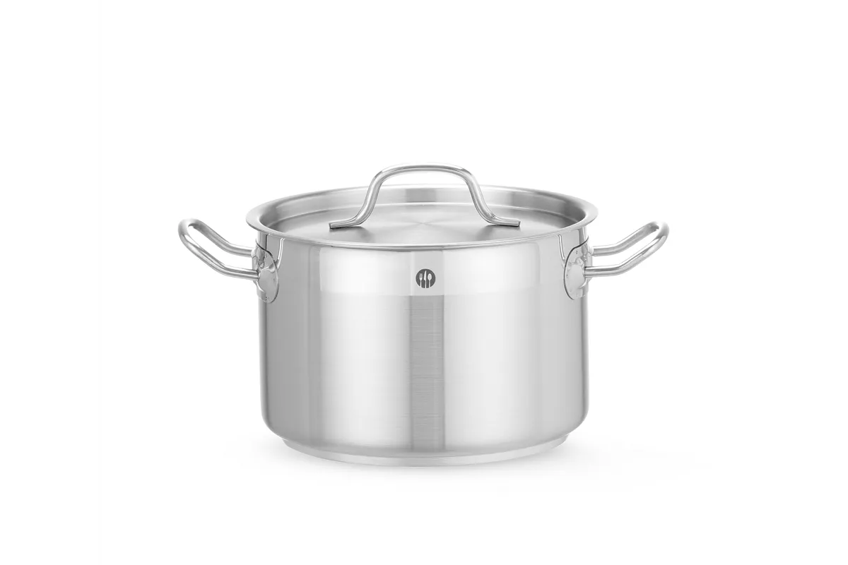 Garnek średni z pokrywką, Profi Line, 4L, ⌀200x130mm HENDI 831205