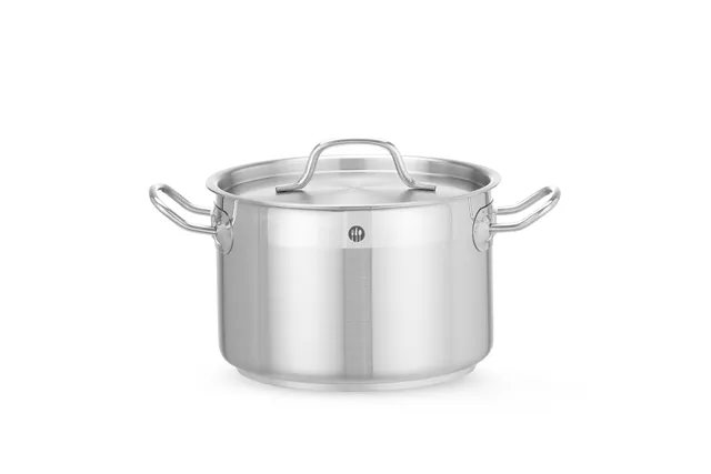Garnek średni z pokrywką, Profi Line, 4L, ⌀200x130mm HENDI 831205