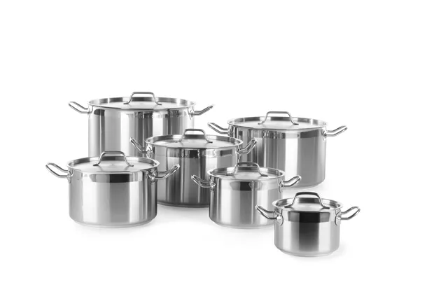 Garnek średni z pokrywką, Profi Line, 23,2L, ⌀360x320mm HENDI 831700
