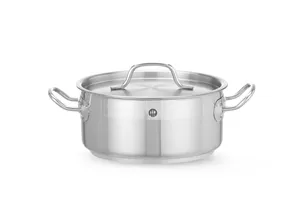 Garnek niski z pokrywką, Profi Line, 2,8L, ⌀200x90mm HENDI 830208
