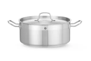 Garnek niski z pokrywką, Profi Line, 7,5L, ⌀280x120mm HENDI 830505
