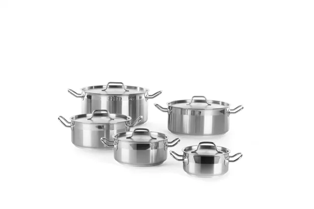 Garnek niski z pokrywką, Profi Line, 12L, ⌀320x150mm HENDI 830604