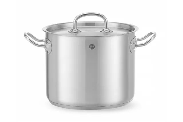 Garnek wysoki z pokrywką, Kitchen Line, 5L, ⌀200x160mm HENDI 837207