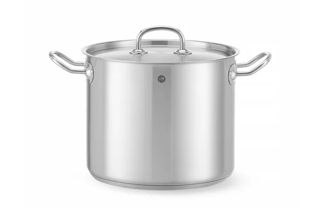 Garnek wysoki z pokrywką, Kitchen Line, 9L, ⌀240x200mm HENDI 837306
