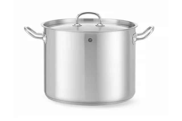 Garnek wysoki z pokrywką, Kitchen Line, 13,5L, ⌀280x220mm HENDI 837405