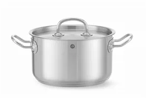 Garnek średni z pokrywką, Kitchen Line, 3,5L, ⌀200x115mm HENDI 836200