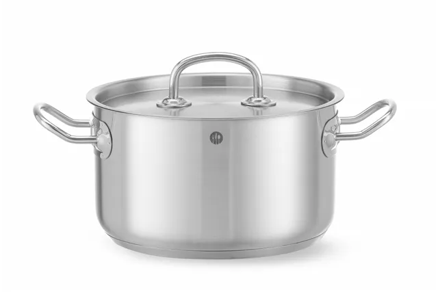 Garnek średni z pokrywką, Kitchen Line, 3,5L, ⌀200x115mm HENDI 836200