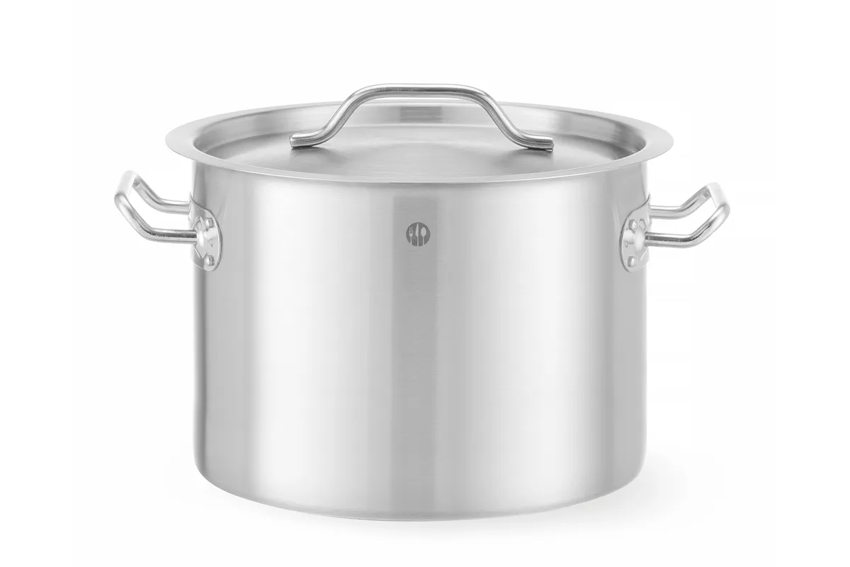 Garnek średni z pokrywką, Budget Line, 9L, ⌀250x180mm HENDI 832820