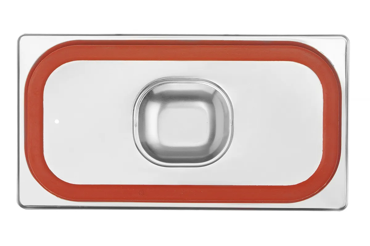 Pokrywka do pojemników GN z uszczelką silikonową, Profi Line, GN 1/3, 325x176mm HENDI 802632
