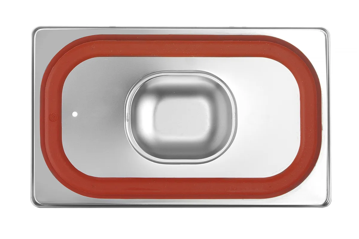 Pokrywka do pojemników GN z uszczelką silikonową, Profi Line, GN 1/4, 265x162mm HENDI 802649