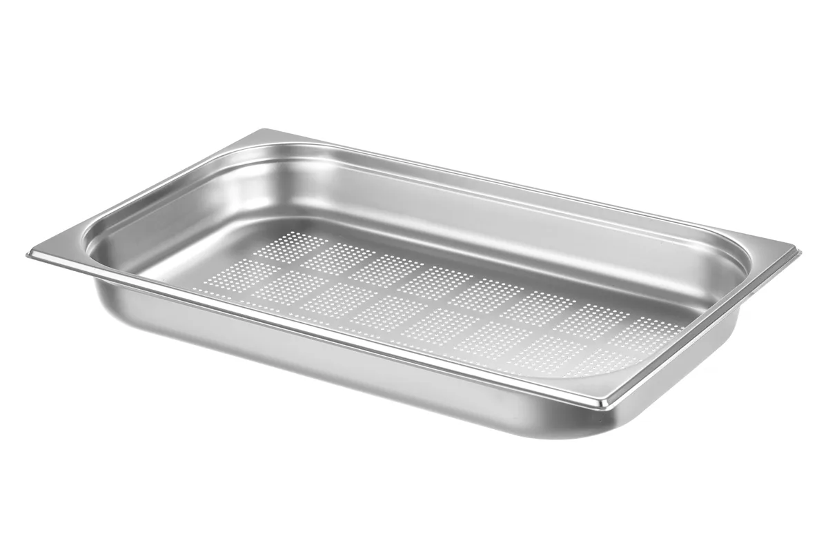 Pojemnik GN 1/1 – perforowany, Kitchen Line, GN 1/1, 9L, 65mm HENDI 807125