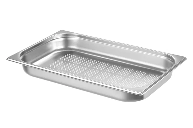 Pojemnik GN 1/1 – perforowany, Kitchen Line, GN 1/1, 9L, 65mm HENDI 807125