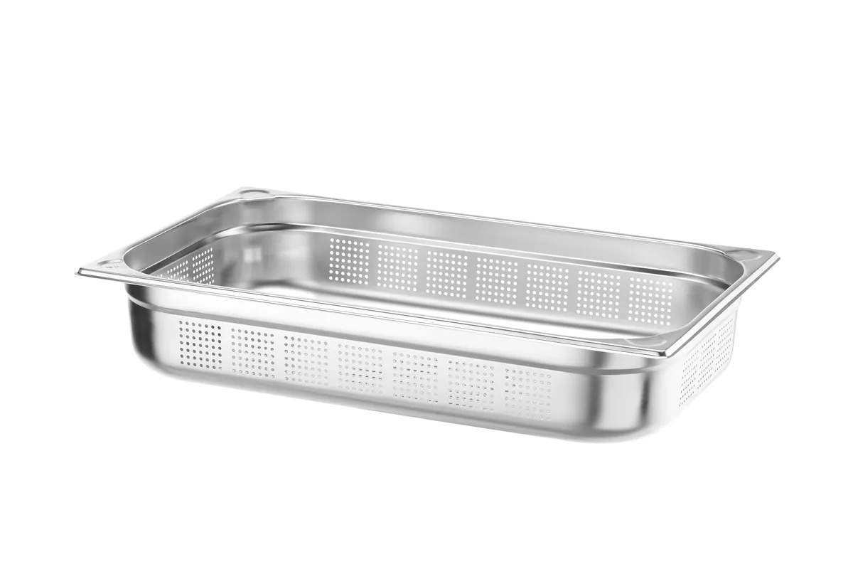 Pojemnik GN 1/1 – perforowany, Kitchen Line, GN 1/1, 14L, 100mm HENDI 807132