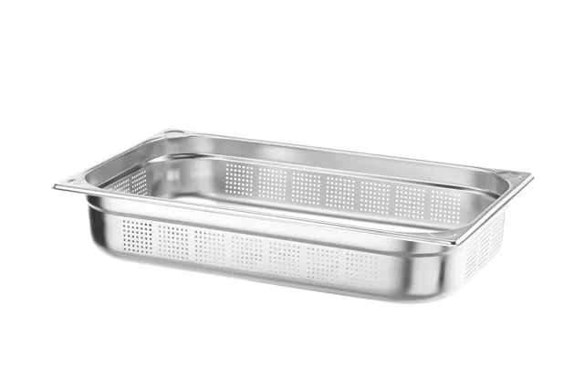 Pojemnik GN 1/1 – perforowany, Kitchen Line, GN 1/1, 14L, 100mm HENDI 807132