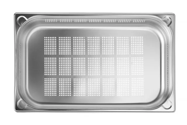Pojemnik GN 1/1 – perforowany, Kitchen Line, GN 1/1, 14L, 100mm HENDI 807132