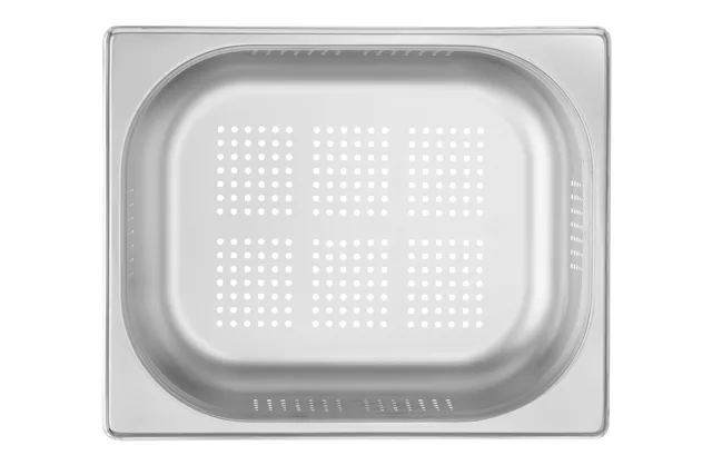 Pojemnik GN 1/2 – perforowany, Kitchen Line, GN 1/2, 6,5L, 100mm HENDI 807330