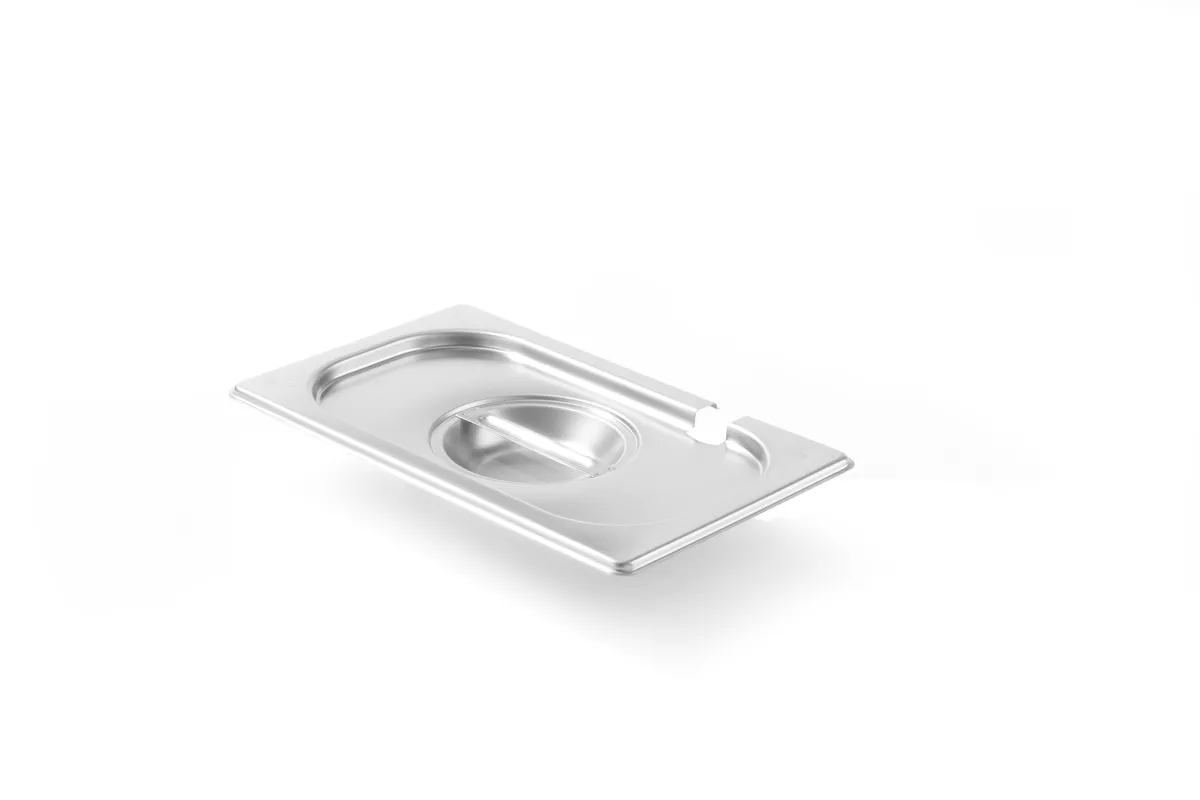 Pokrywka do pojemników GN z wycięciem na chochlę, Kitchen Line, GN 1/4, 265x162mm HENDI 806951