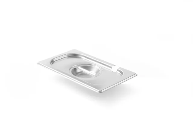 Pokrywka do pojemników GN z wycięciem na chochlę, Kitchen Line, GN 1/4, 265x162mm HENDI 806951