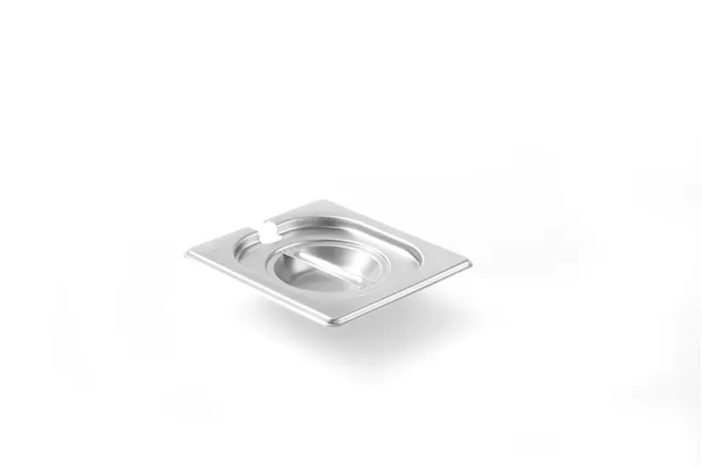 Pokrywka do pojemników GN z wycięciem na chochlę, Kitchen Line, GN 1/6, 176x162mm HENDI 806968