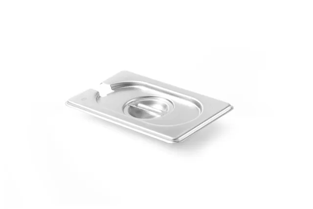 Pokrywka do pojemników GN z wycięciem na chochlę, Kitchen Line, GN 1/9, 176x108mm HENDI 806975
