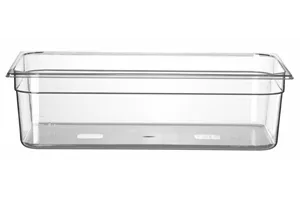 Pojemnik GN 1/1 z poliwęglanu, Profi Line, GN 1/1, 21L, transparentny, 530x325x150mm HENDI 861219