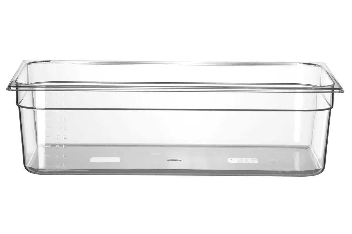 Pojemnik GN 1/1 z poliwęglanu, Profi Line, GN 1/1, 21L, transparentny, 530x325x150mm HENDI 861219