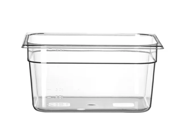 Pojemnik GN 1/2 z poliwęglanu, Profi Line, GN 1/2, 9,5L, transparentny, 325x265x150mm HENDI 861417