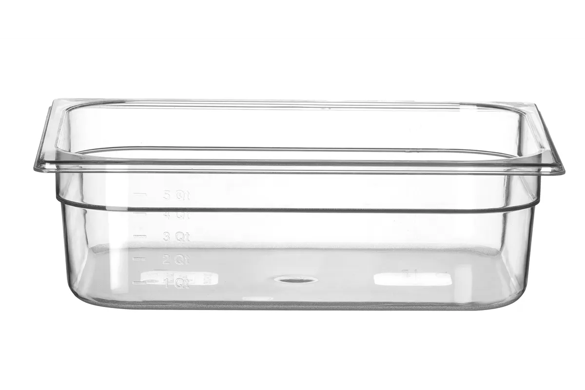 Pojemnik GN 1/2 z poliwęglanu, Profi Line, GN 1/2, 6,5L, transparentny, 325x265x100mm HENDI 861424