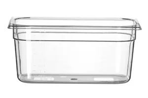 Pojemnik GN 1/3 z poliwęglanu, Profi Line, GN 1/3, 5,7L, transparentny, 325x176x150mm HENDI 861516