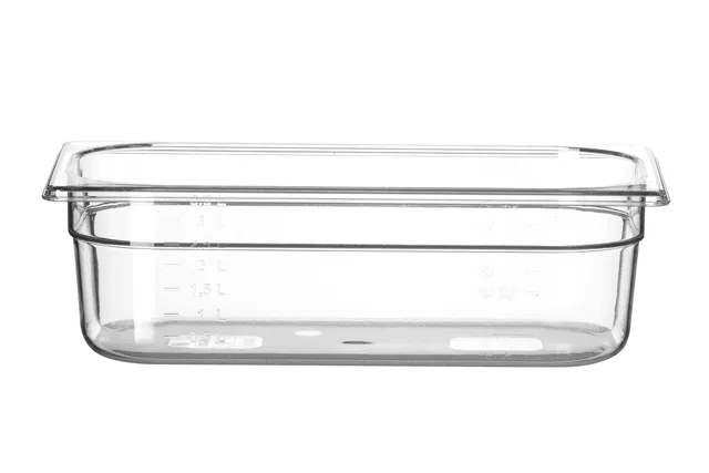 Pojemnik GN 1/3 z poliwęglanu, Profi Line, GN 1/3, 4L, transparentny, 325x176x100mm HENDI 861523