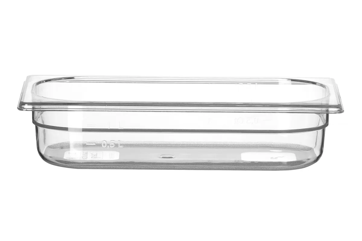 Pojemnik GN 1/3 z poliwęglanu, Profi Line, GN 1/3, 2,5L, transparentny, 325x176x65mm HENDI 861530