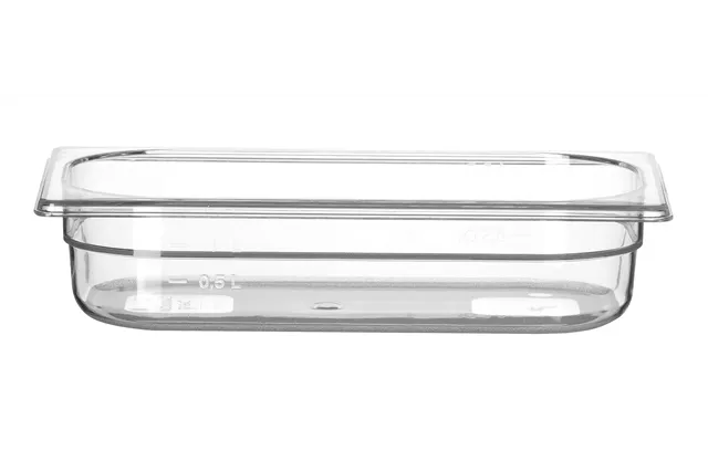 Pojemnik GN 1/3 z poliwęglanu, Profi Line, GN 1/3, 2,5L, transparentny, 325x176x65mm HENDI 861530