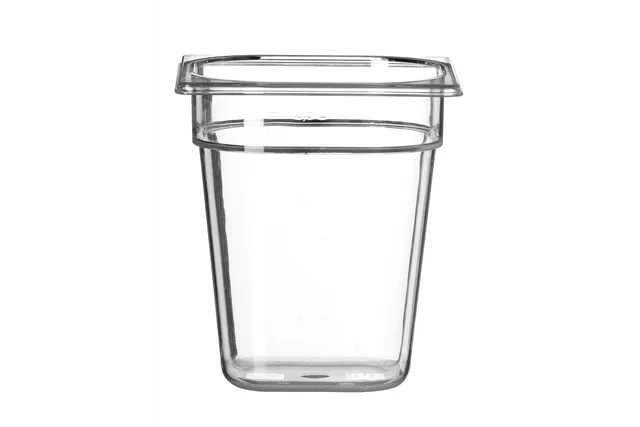Pojemnik GN 1/6 z poliwęglanu, Profi Line, GN 1/6, 3,4L, transparentny, 176x162x200mm HENDI 861707