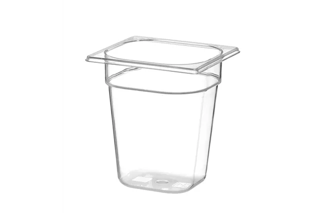 Pojemnik GN 1/6 z poliwęglanu, Profi Line, GN 1/6, 3,4L, transparentny, 176x162x200mm HENDI 861707
