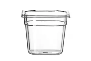 Pojemnik GN 1/6 z poliwęglanu, Profi Line, GN 1/6, 2,4L, transparentny, 176x162x150mm HENDI 861714