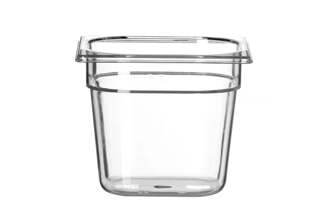 Pojemnik GN 1/6 z poliwęglanu, Profi Line, GN 1/6, 2,4L, transparentny, 176x162x150mm HENDI 861714